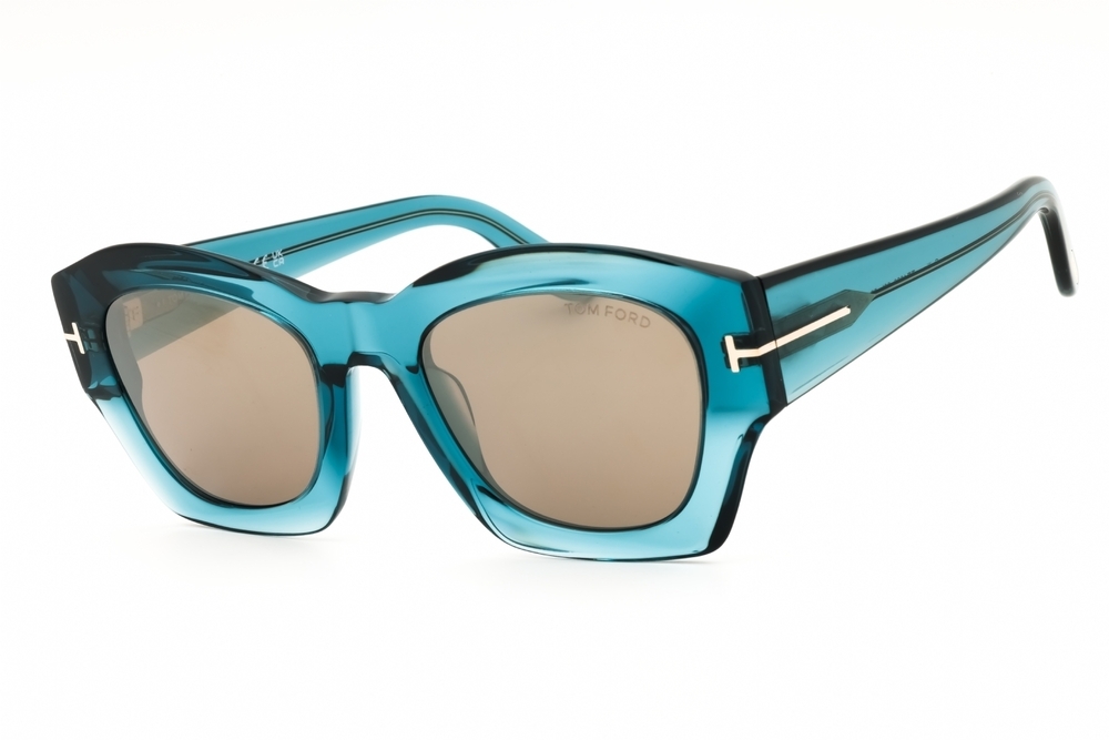 NWT Tom Ford FT1083-90L Blue Cat-Eye 52mm Sunglasses